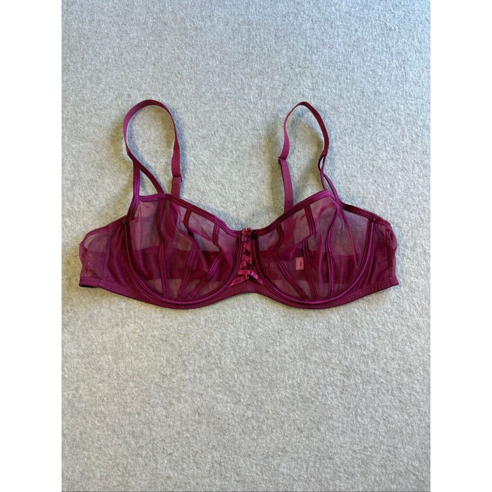 Adore Me unlined balconette bra 38C